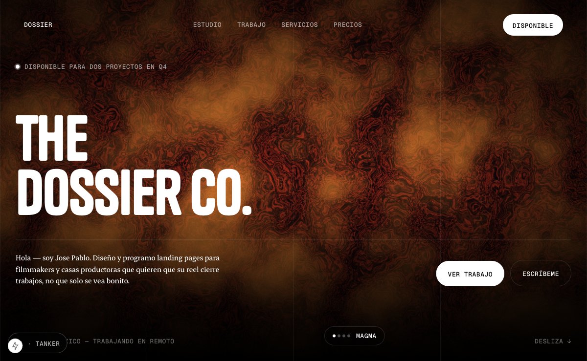 Sitio de The Dossier Co.